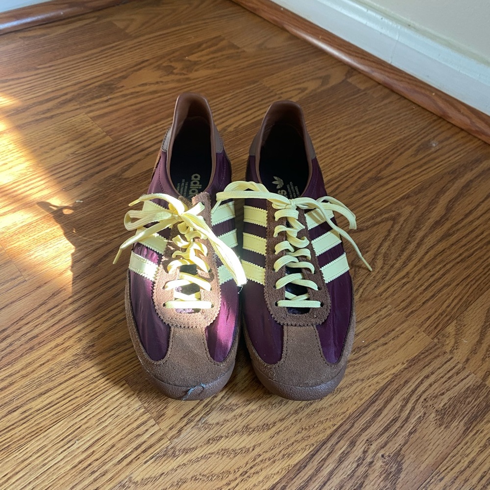 ADIDAS SL 72 OG sneakers in maroon preloved brown women’s size 7.5
